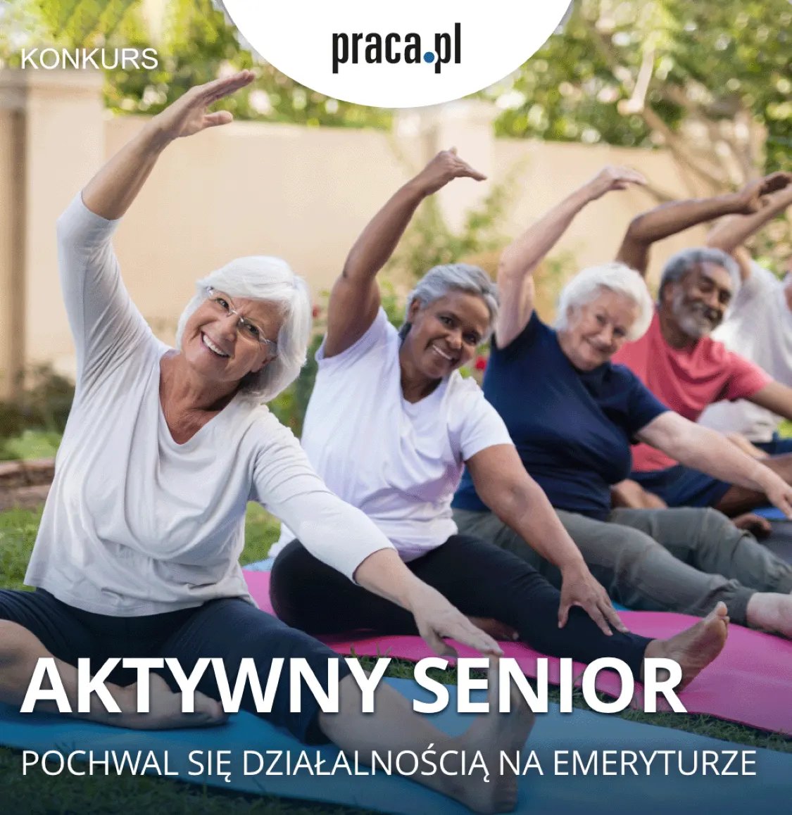 aktywny senior - plakat akcji