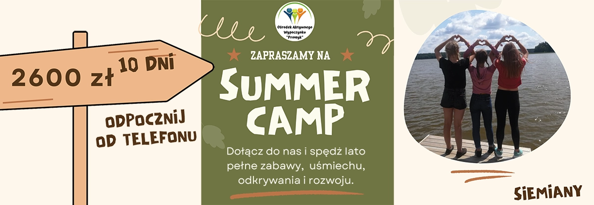 baner summer camp siemiany
